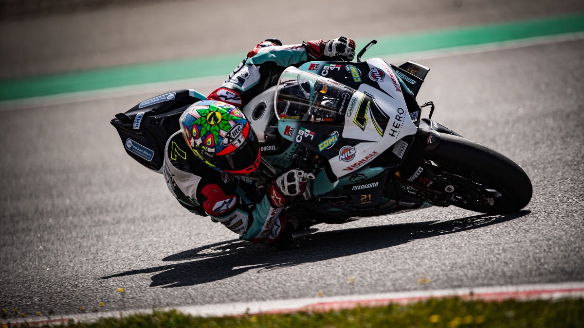 Chaz Davies completes first laps in five months at Catalan test
